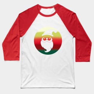 Santa Silhoutte Baseball T-Shirt